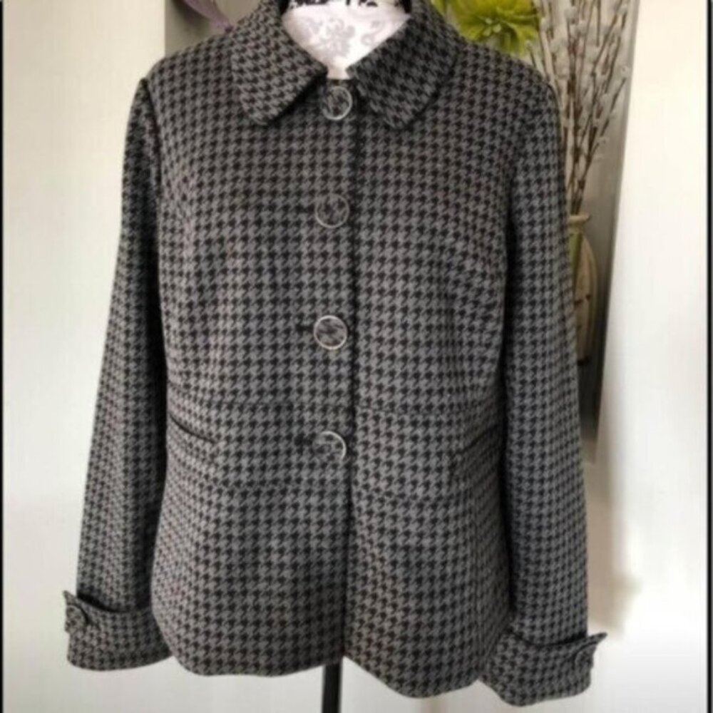 Jessica - Houndstooth Blazer Women’s Sz 12 / Lrg